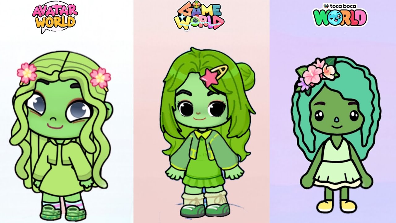 💚Vineria Sprunki Inspired Look In 3 Gameplay#pazu #avatarworld #gameworld #tocaboca