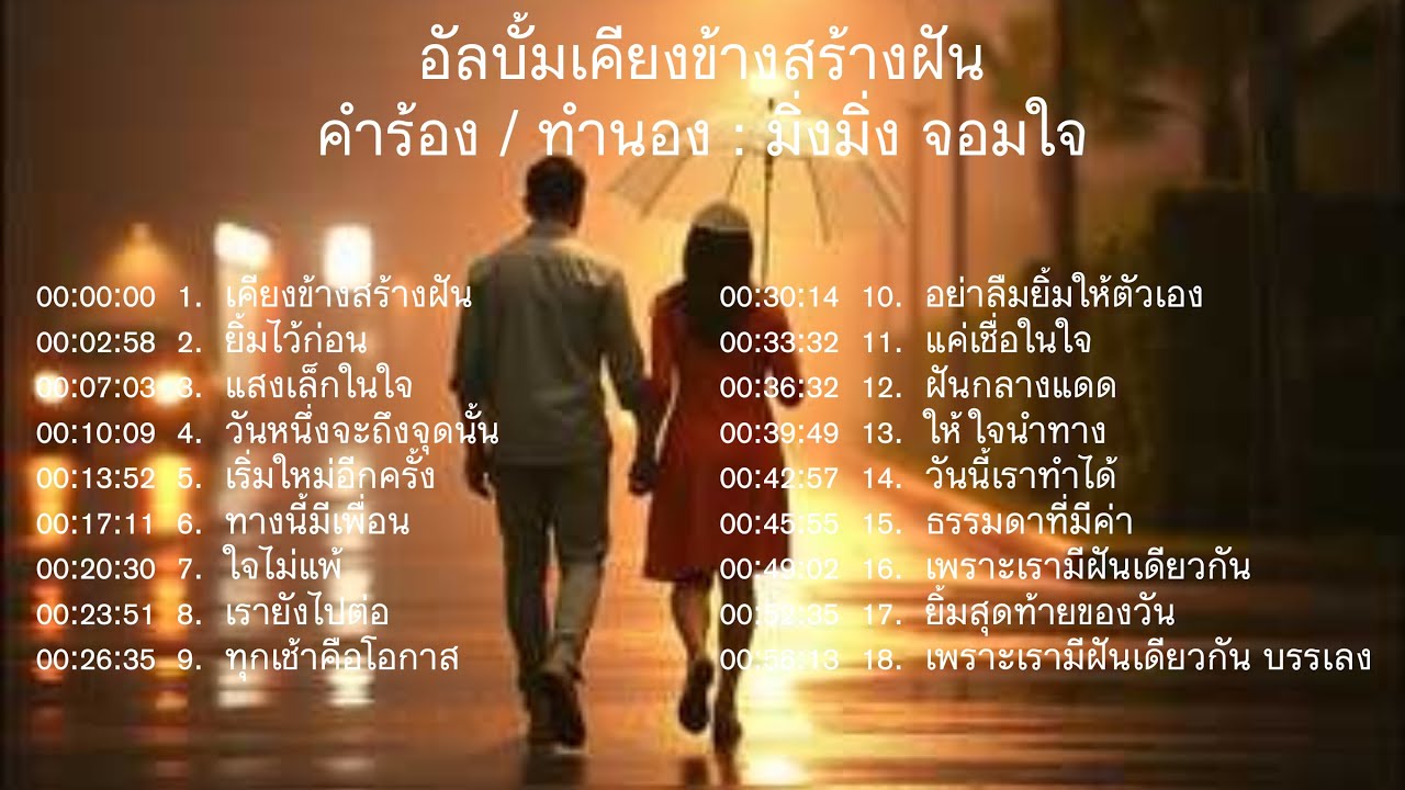 อัลบั้มเคียงข้างสร้างฝัน : มิ่งมิ่ง จอมใจ