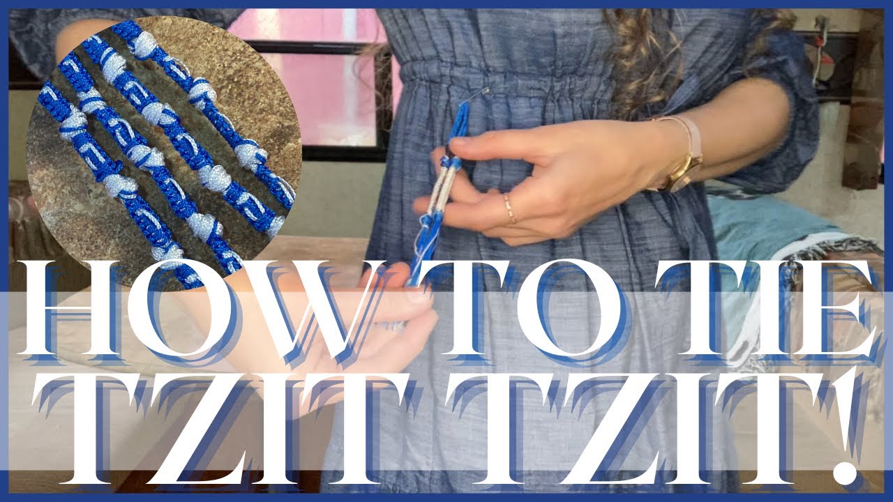 UNIQUE! How to Tie Tzitzit with the Name YHVH in Hebrew Letters!
