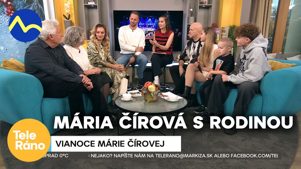 Vianočn&eacute; obdobie s M&aacute;riou Č&iacute;rovou - pri&scaron;la s celou rodinou | Teler&aacute;no