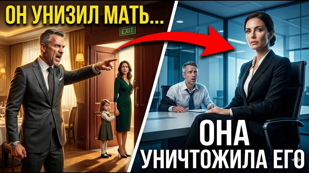ОН ВЫГНАЛ КЛИЕНТКУ ИЗ РЕСТОРАНА ПРИ ВСЕХ… НО ЧЕРЕЗ ГОД ОНА СИДЕЛА В СОВЕТЕ ДИРЕКТОРОВ