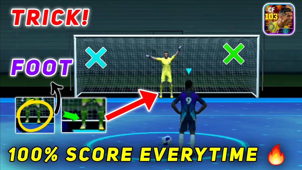 Как забивать пенальти в ежедневной игре каждый раз | eFootball 2024 Mobile
