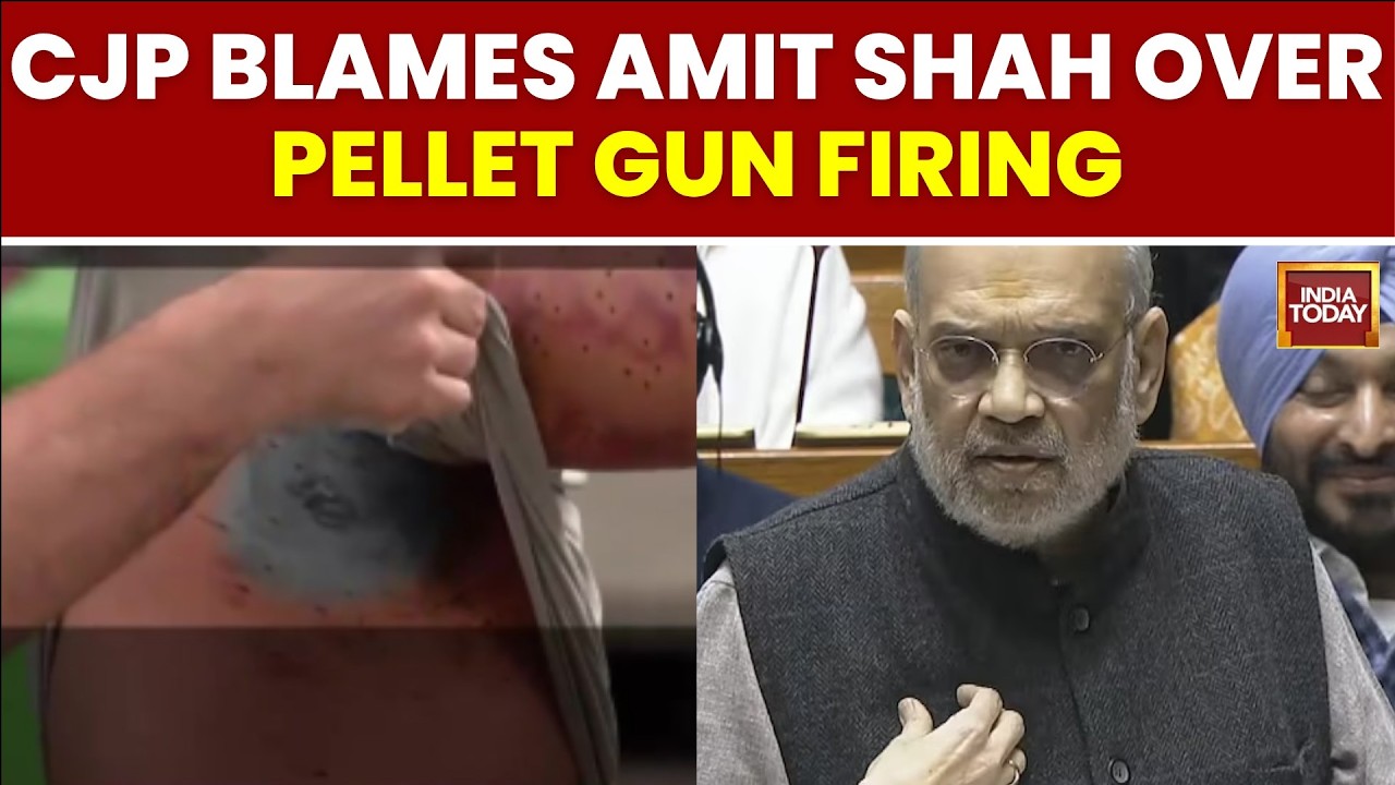CJP Blames Amit Shah Over Pellet Guns During Protest, Demands Parliament Debate | India Today