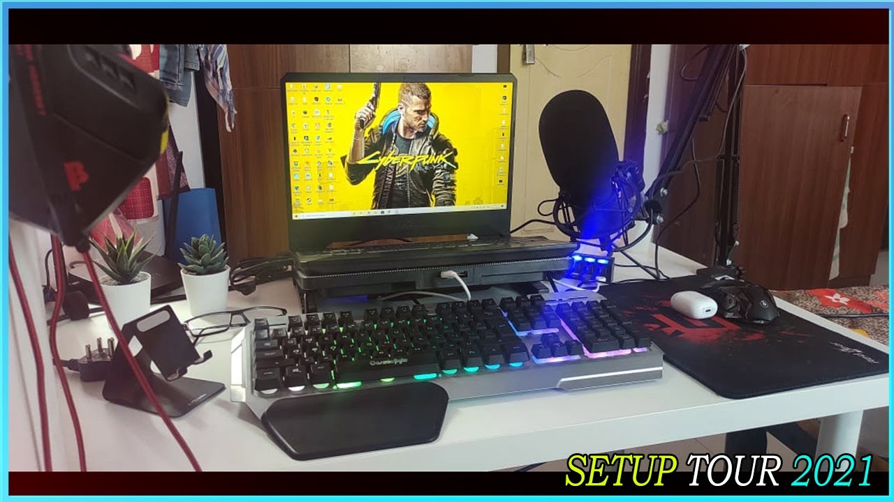 SETUP TOUR 2021 || GMKGAMER || My Gaming Setup  | IN TELUGU