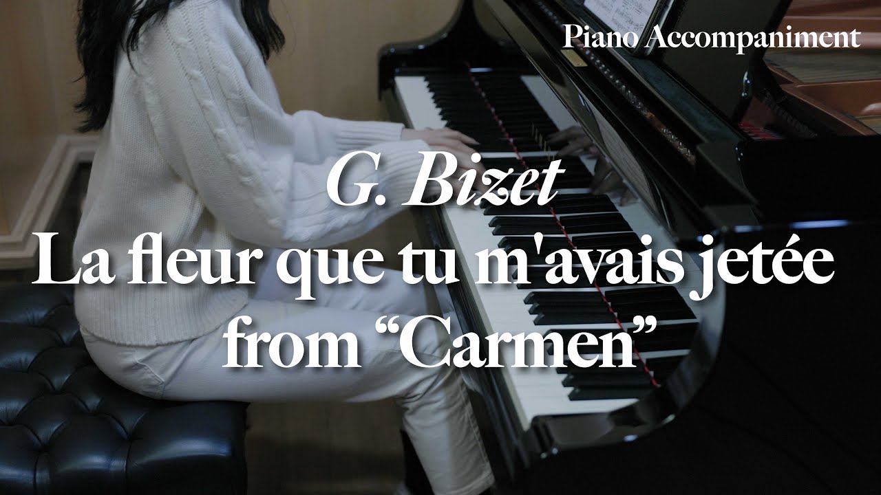 La fleur que tu m’avais jetée “Carmen” - G. Bizet / piano accompaniment / karaoke /카르멘 / 피아노반주 / 꽃노래