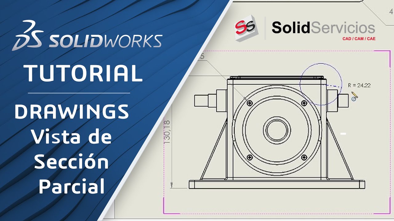 SOLIDWORKS TUTORIAL ➤ Vista de Sección Parcial (Rápido y Sencillo)