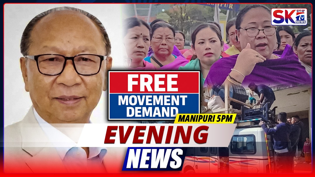 SKTV'S EVENING MANIPURI NEWS [30/03/26 - 05:00 PM] [LIVE]