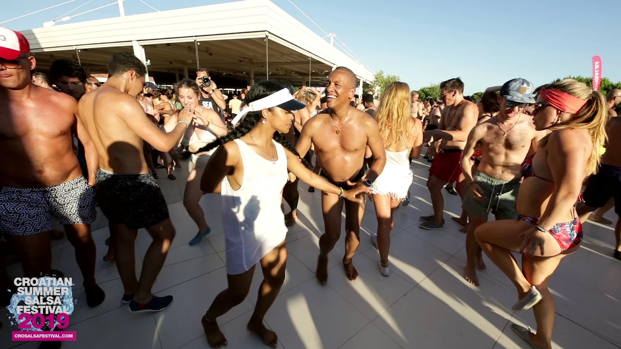 Alberto Valdes & Yanet Fuentes dancing at Croatian Summer Salsa Festival Rovinj 2019