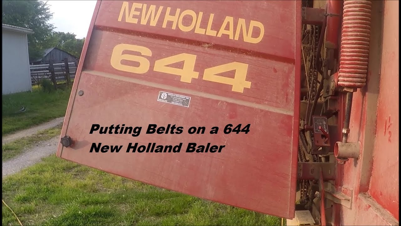 Replacing Belts on New Holland Baler