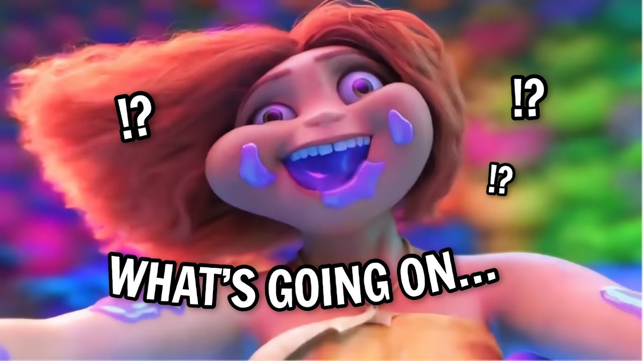 The Croods being a total CHAOS for 5 minutes and 43 seconds