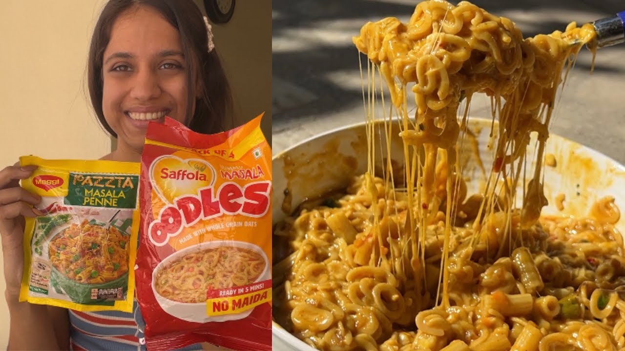 Cheesy Maggi Pasta and Oodles Recipes 🤤 | Best Cheesy Lunch | So Saute