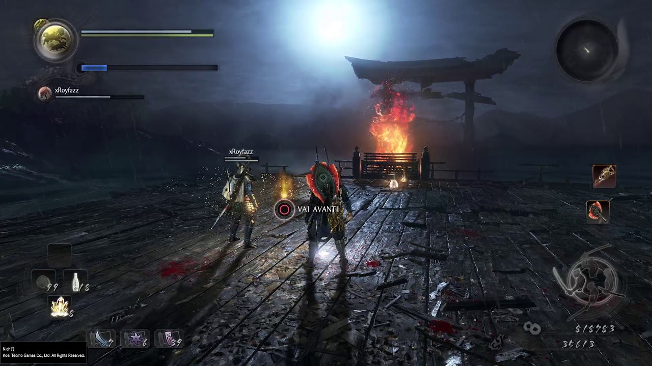 Nioh Funny Moment: My partner is the best !