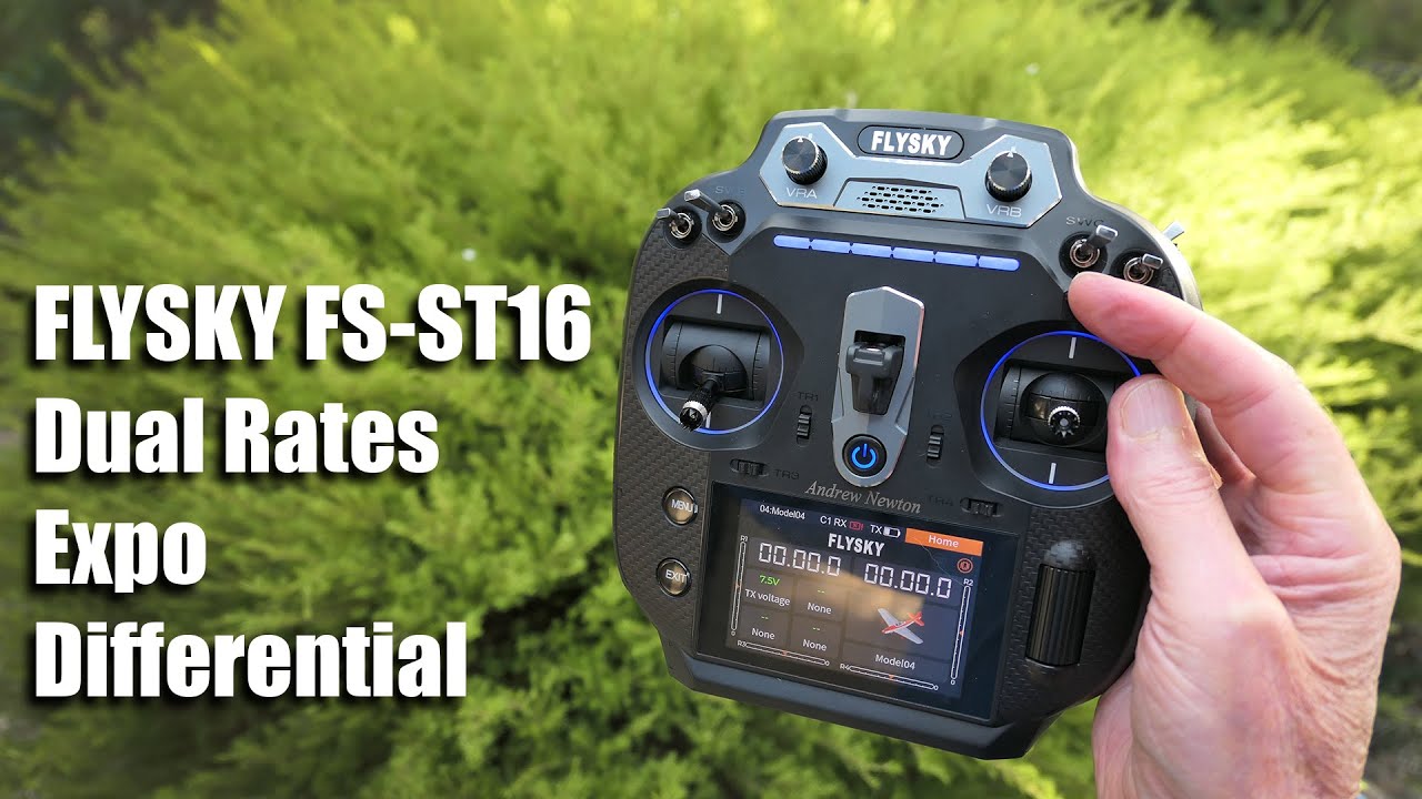 FLYSKY FS-ST16 Dual Rates, Expo and Differential