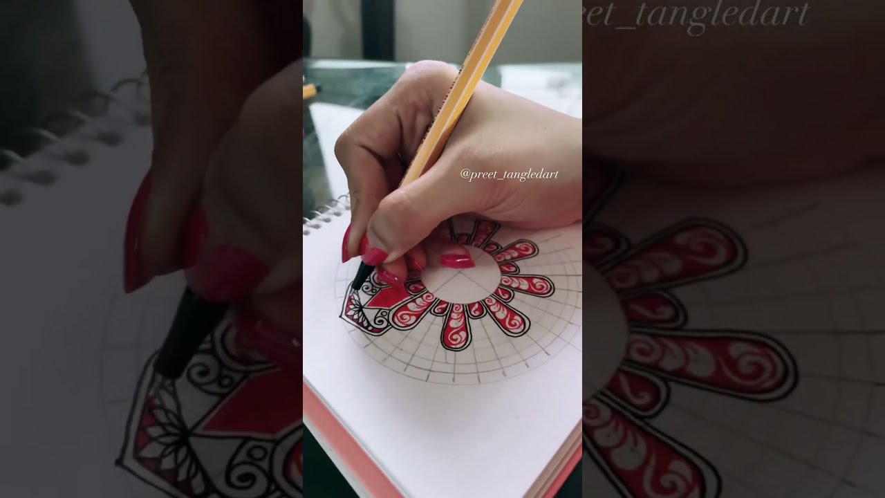 Easy and step by step Mandala art | 140GSM cassata sketchbook | MENORAH STATIONERY |