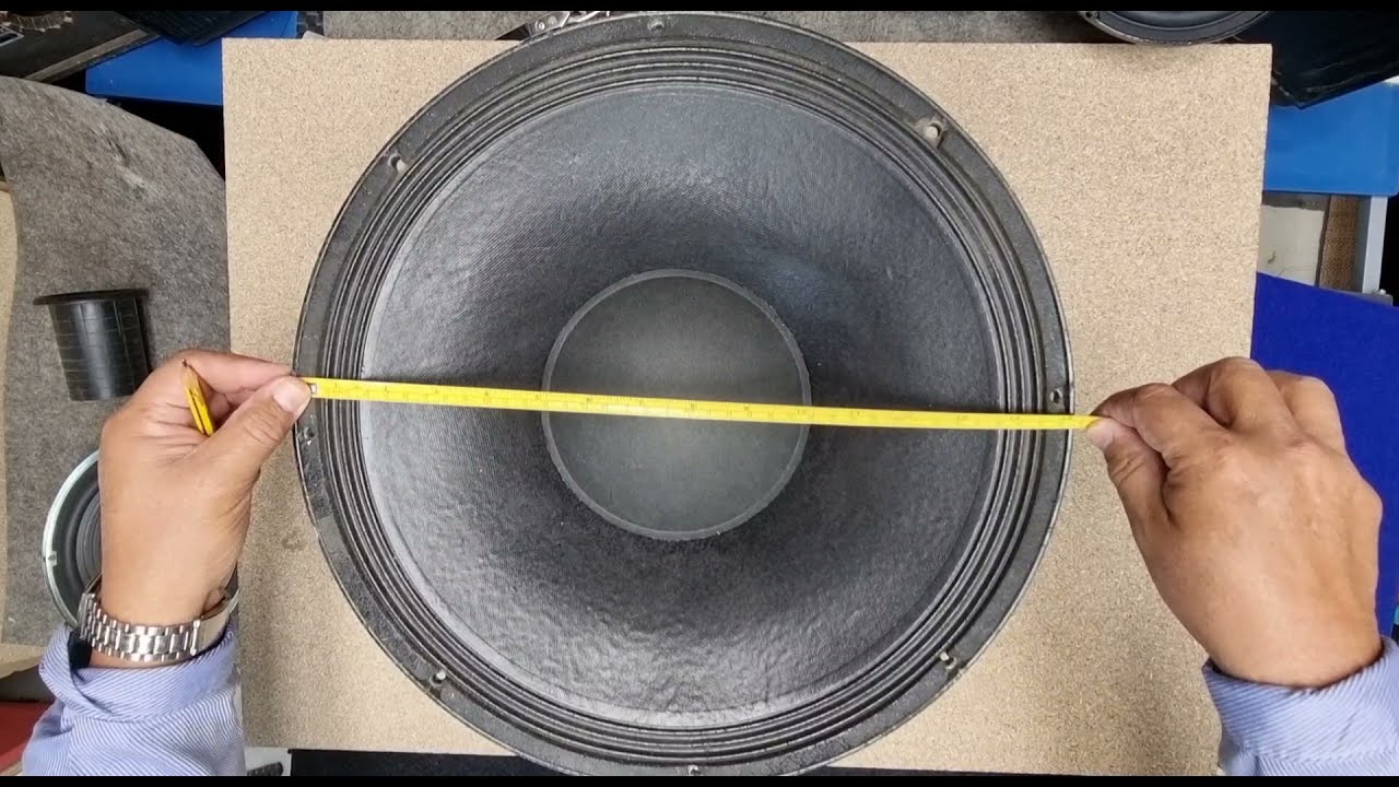 Diámetro interno de un Parlante para frontal del bafle