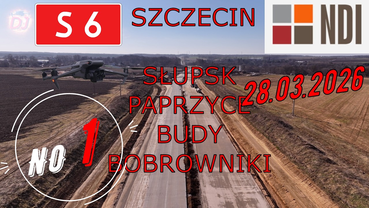 S6 ЛЕБОРК-СУПСК, участок Бобровники-Слупск 16 км F1 28.03.2026