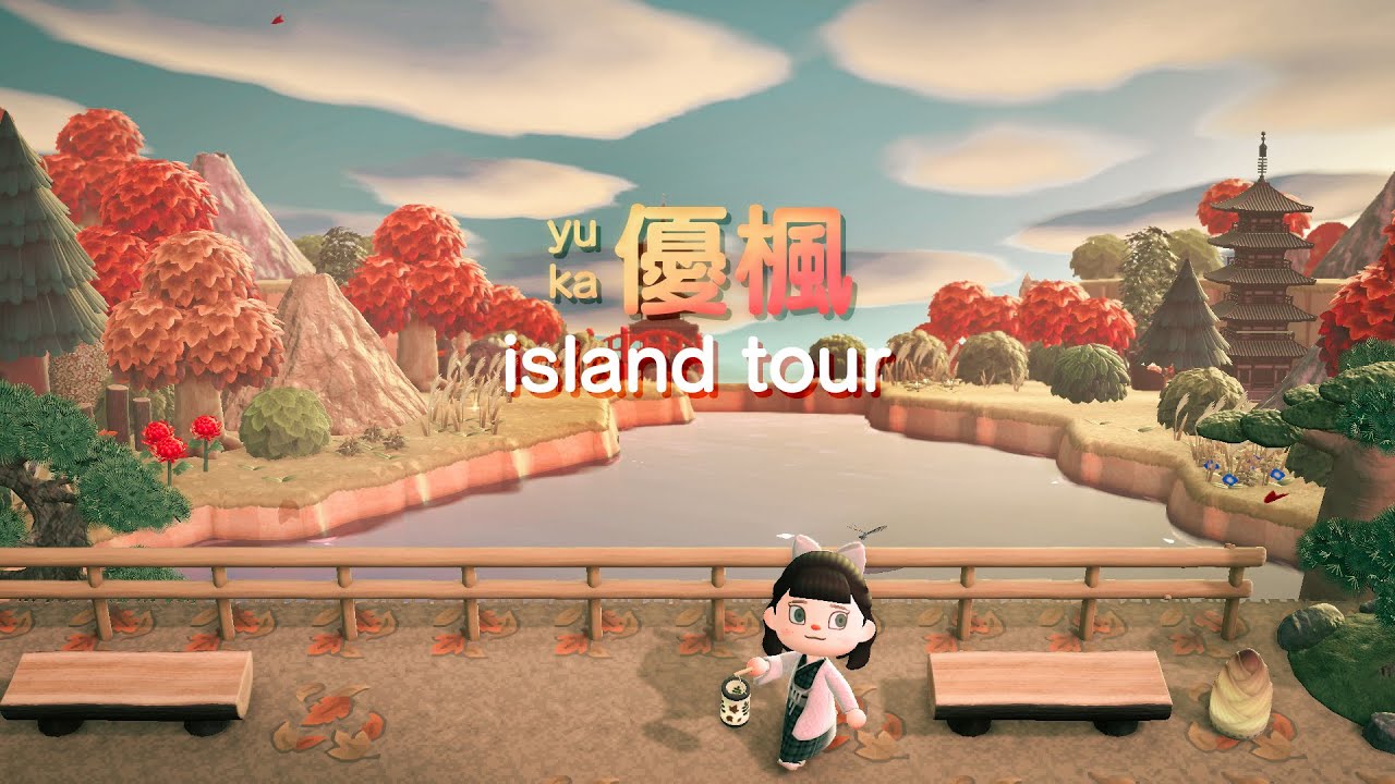 A serene Japanese island inspired by the fall landscapes 🍂🎐 | Animal Crossing: New Horizons