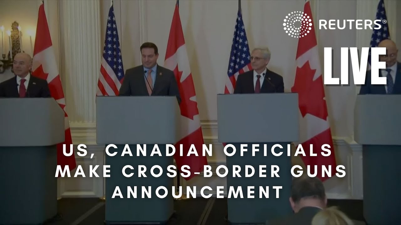 LIVE: Top US, Canadian officials make cross-border crime announcement