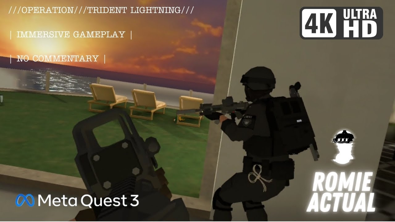 ///TACTICAL ASSAULT VR///--Trident Lightning 301--| Immersive Gameplay [No Commentary] 4K UHD 60FPS