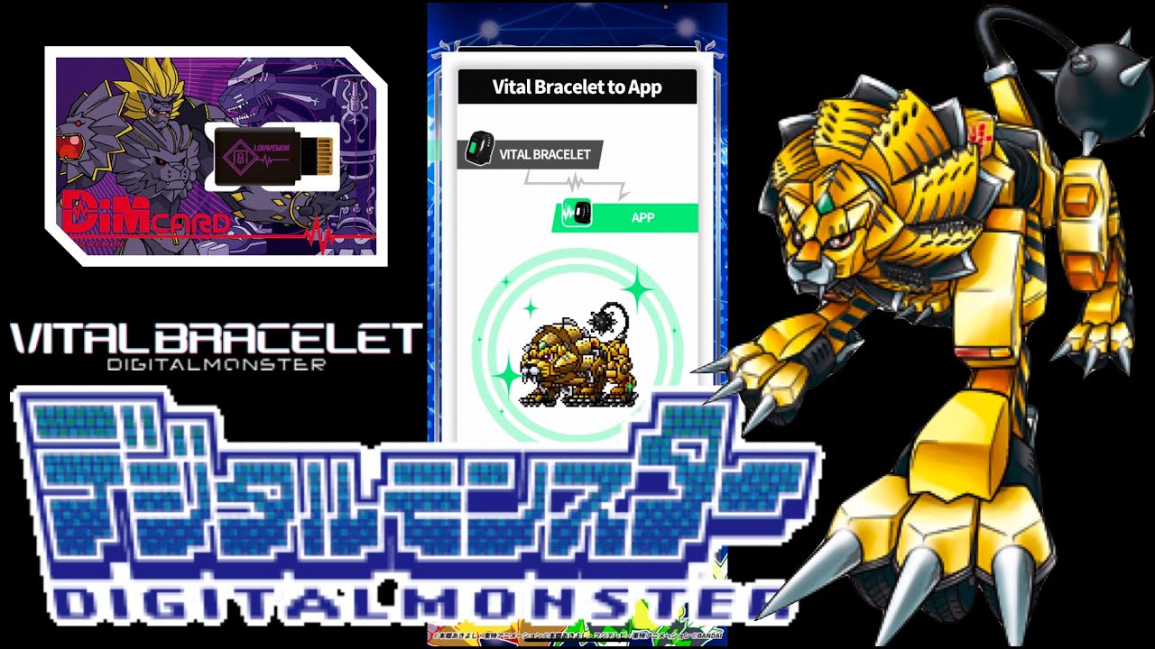 DIGIMON Vital Bracelet / Vital Hero - LOADERLIOMON || EX3 Louwemon DiM Log #13