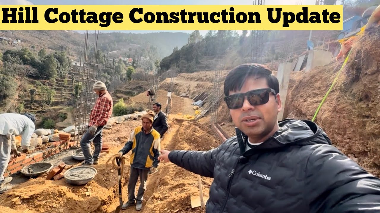 Cottage Construction in Mountains | Jain Sahab Project Update #uttarakhand 