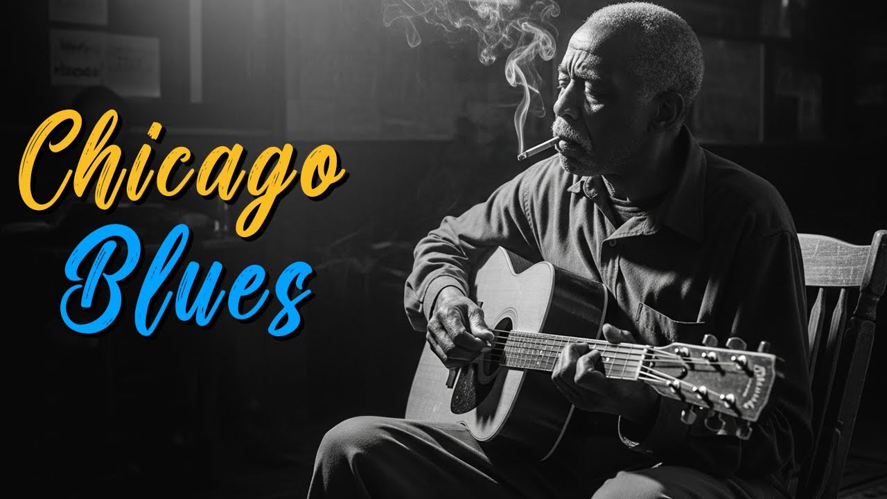 Soulful Mellow Grooves: The Best RELAXING CHICAGO BLUES Mix for Studying and Deep Concentration 📚