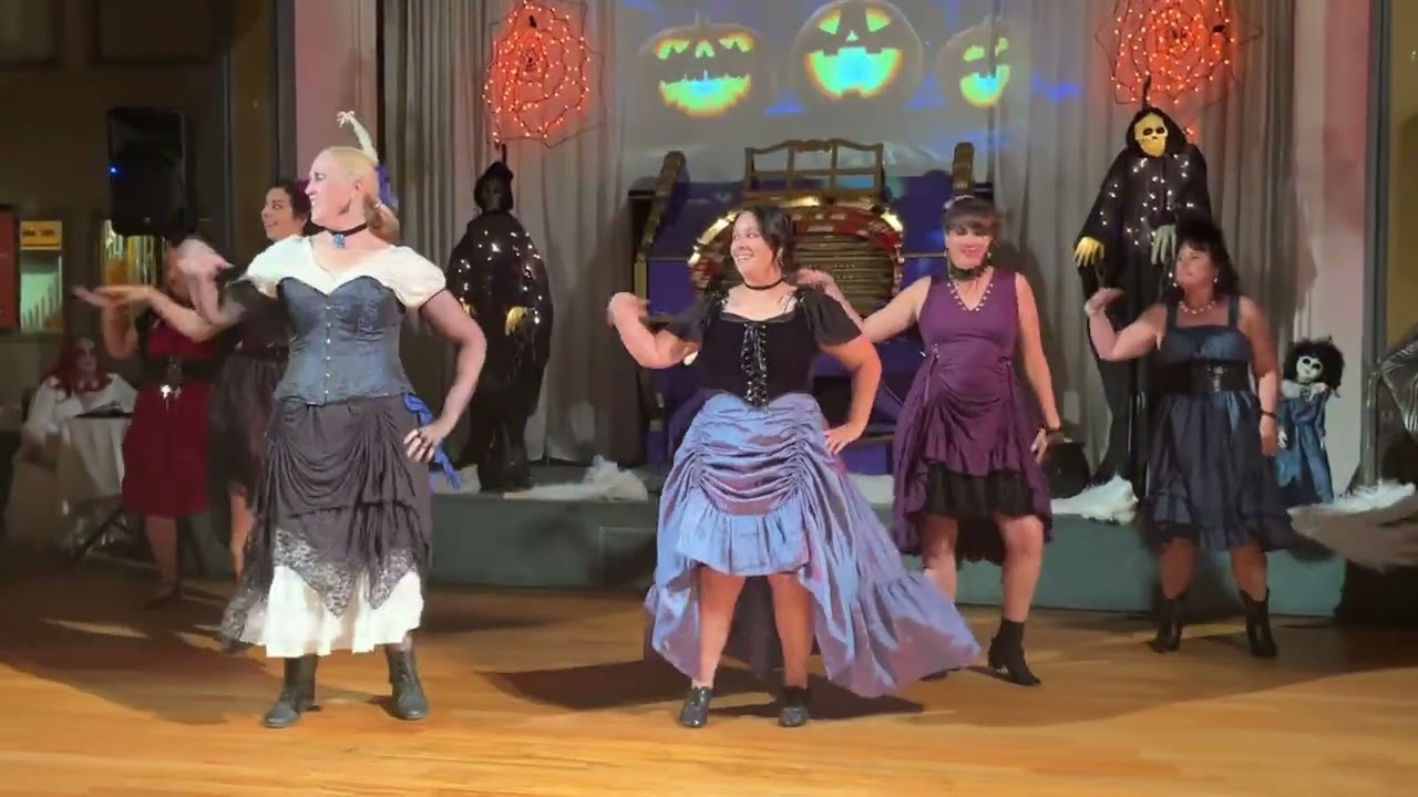 Wysteria performing “Wild Wild West” at Thia’s 2025 Halloween Bash & Show!