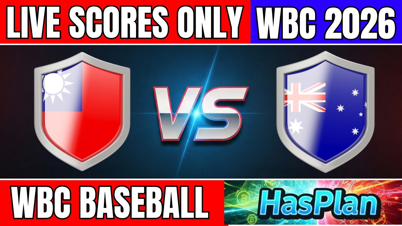 🔴 Team Taiwan vs Australia | 台灣澳洲棒球直播 | 中華台北棒球隊 | WBC World Baseball Classic 2026 - Live Score Only