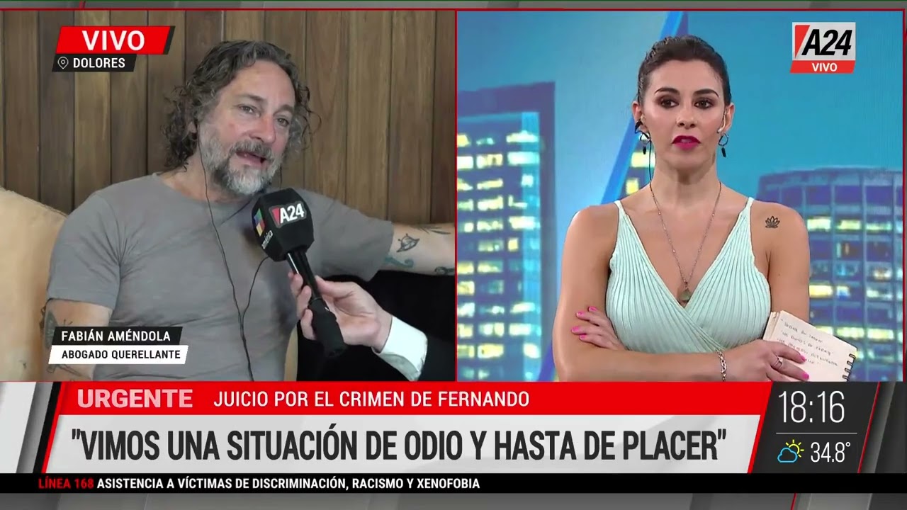 👥 Entrevista exclusiva a Fabián Améndola, abogado querellante en el juicio por Fernando Báez Sosa