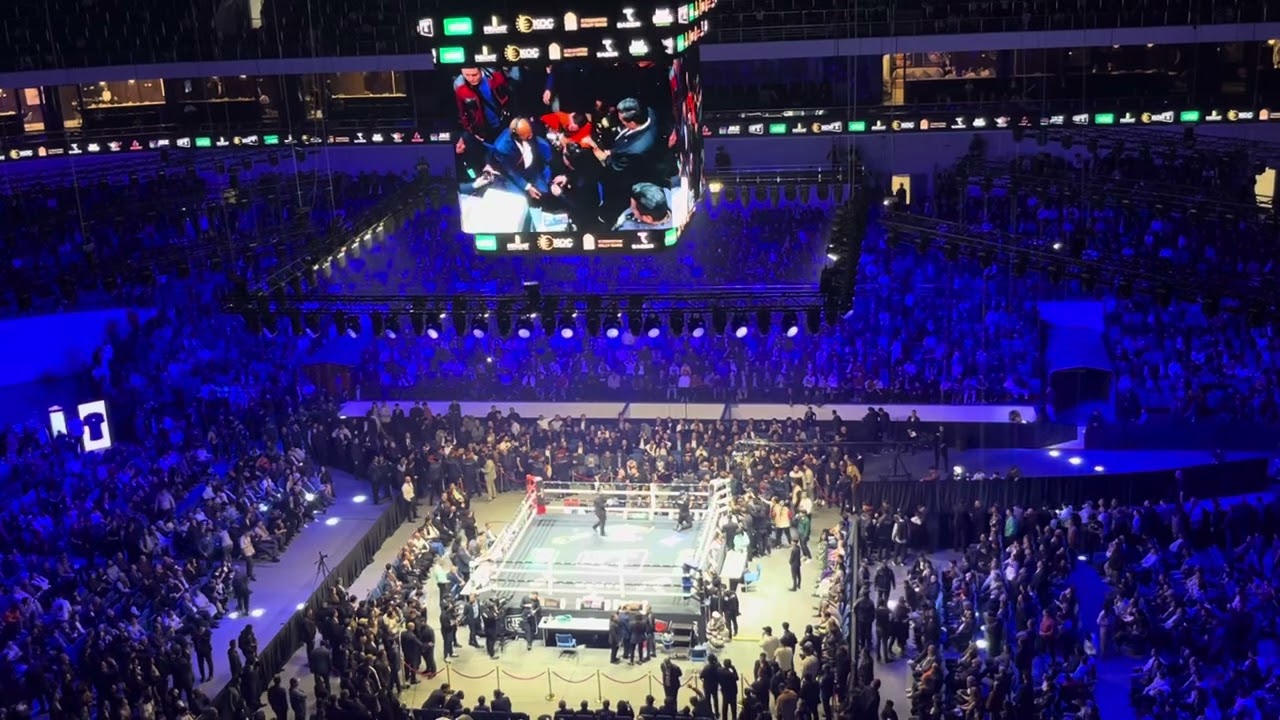 Боксерские бои в Хумо Арена в Ташкенте Узбекистан / Boxing fights Humo Arena in Tashkent Uzbekistan