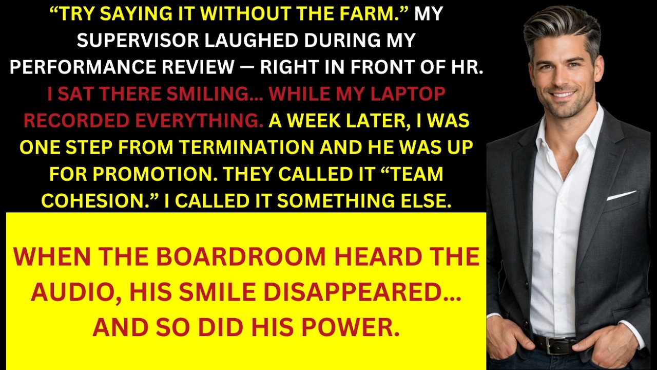 My Supervisor Mocked My Accent During a Performance Review — He Stopped Smiling When the Recording..