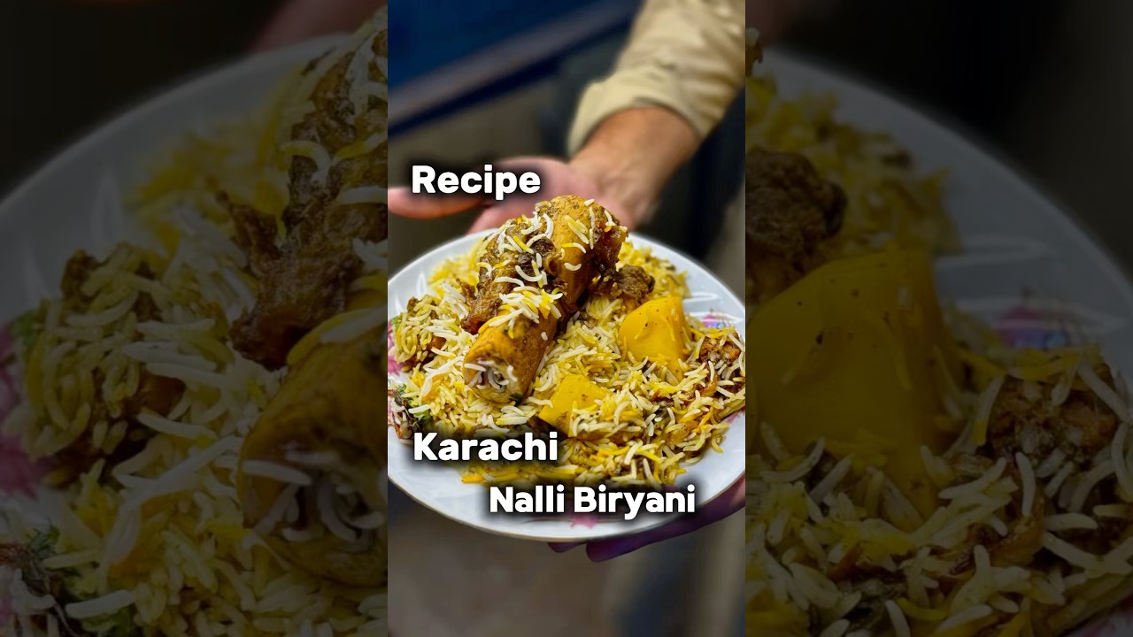 Karachi Famous nali biryani recipe #yt #food #ytshort #recipe #easyrecipe #recipes #biryanirecipe