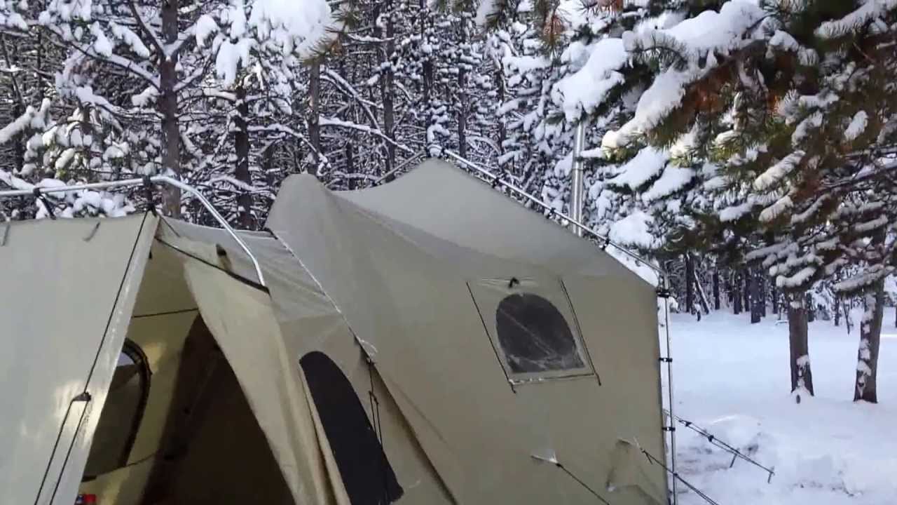 Cabela tent winter comforts