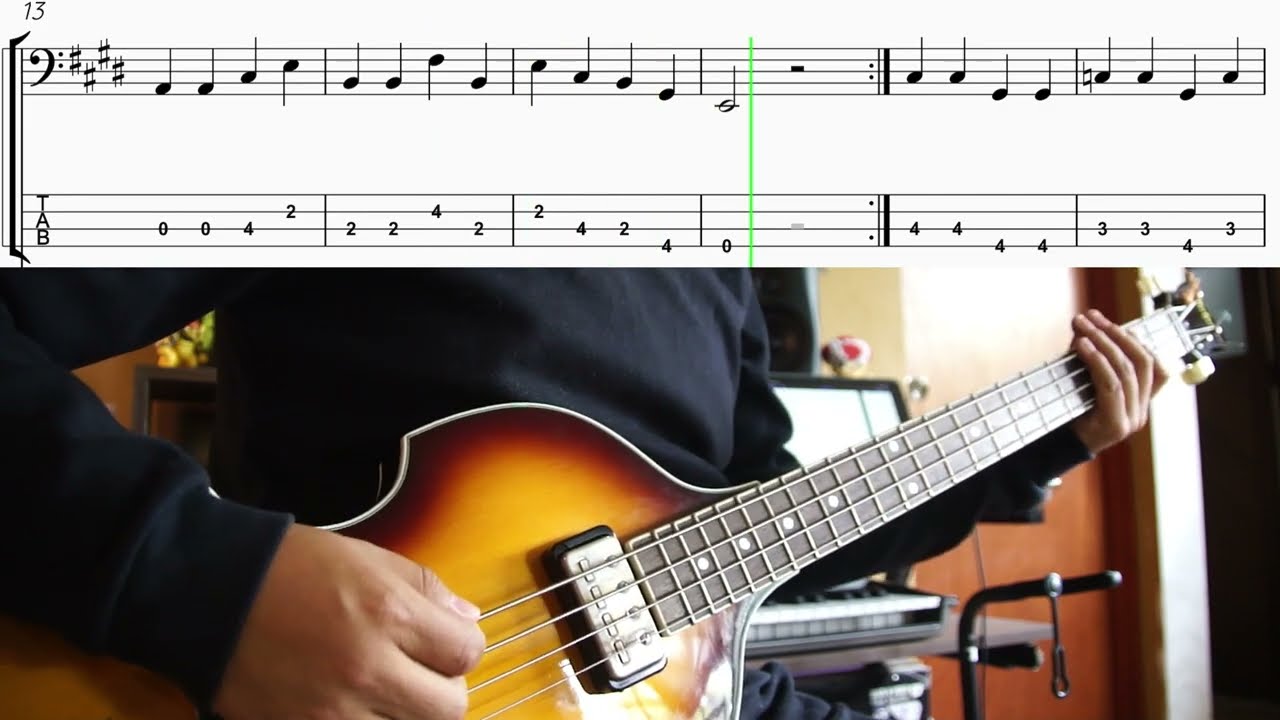 All My Loving - Cover Bass (Partitura y Tablatura) #thebeatles #bass #tutorial #allmyloving #tabs