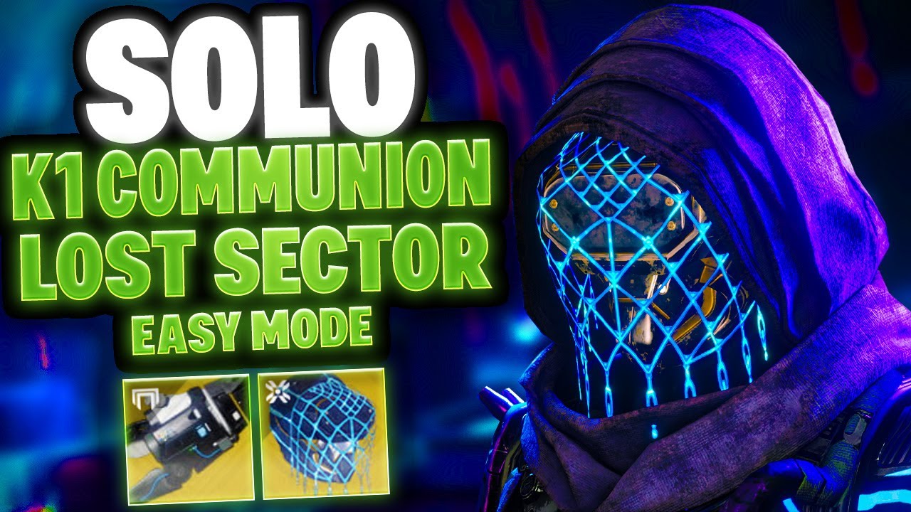 Easy Solo Lost Sector For Hunters Today K1 Communion (Arc Hunter Build) (Season Of Deep) [Destiny 2]