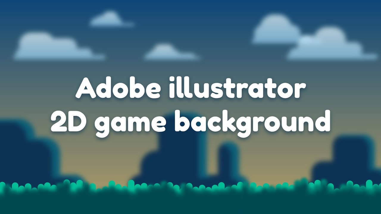 Speed art | Adobe illustrator tutorial | game background