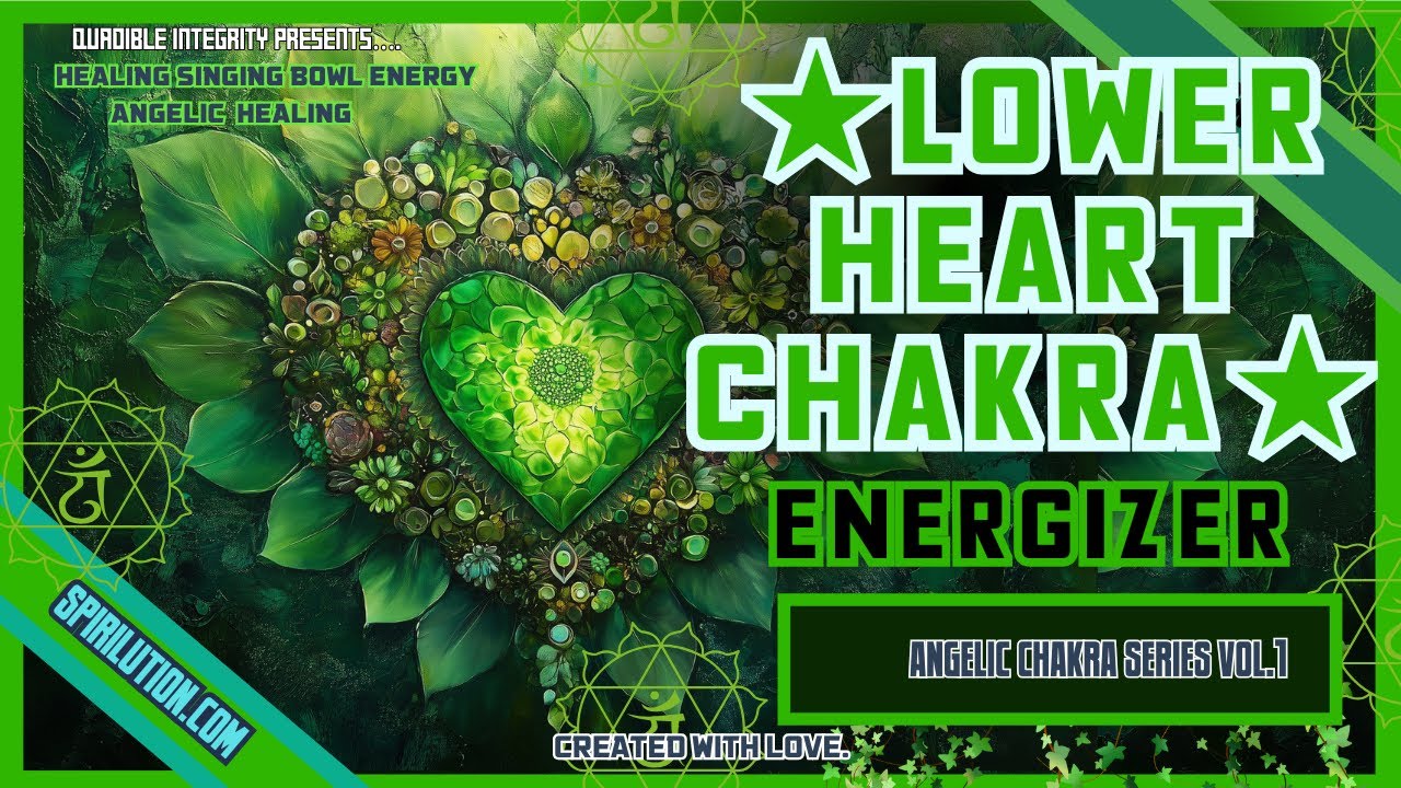 ★Energizer czakry Anahata na dolne partie serca★ Uzdrawiająca misa śpiewająca Angelic Singing Bowl
