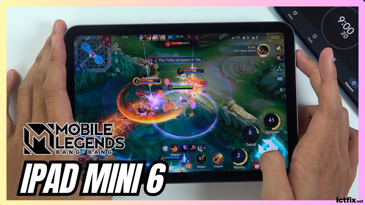 iPad Mini 6 Mobile Legends Gaming Test MLBB | Apple A15 Bionic