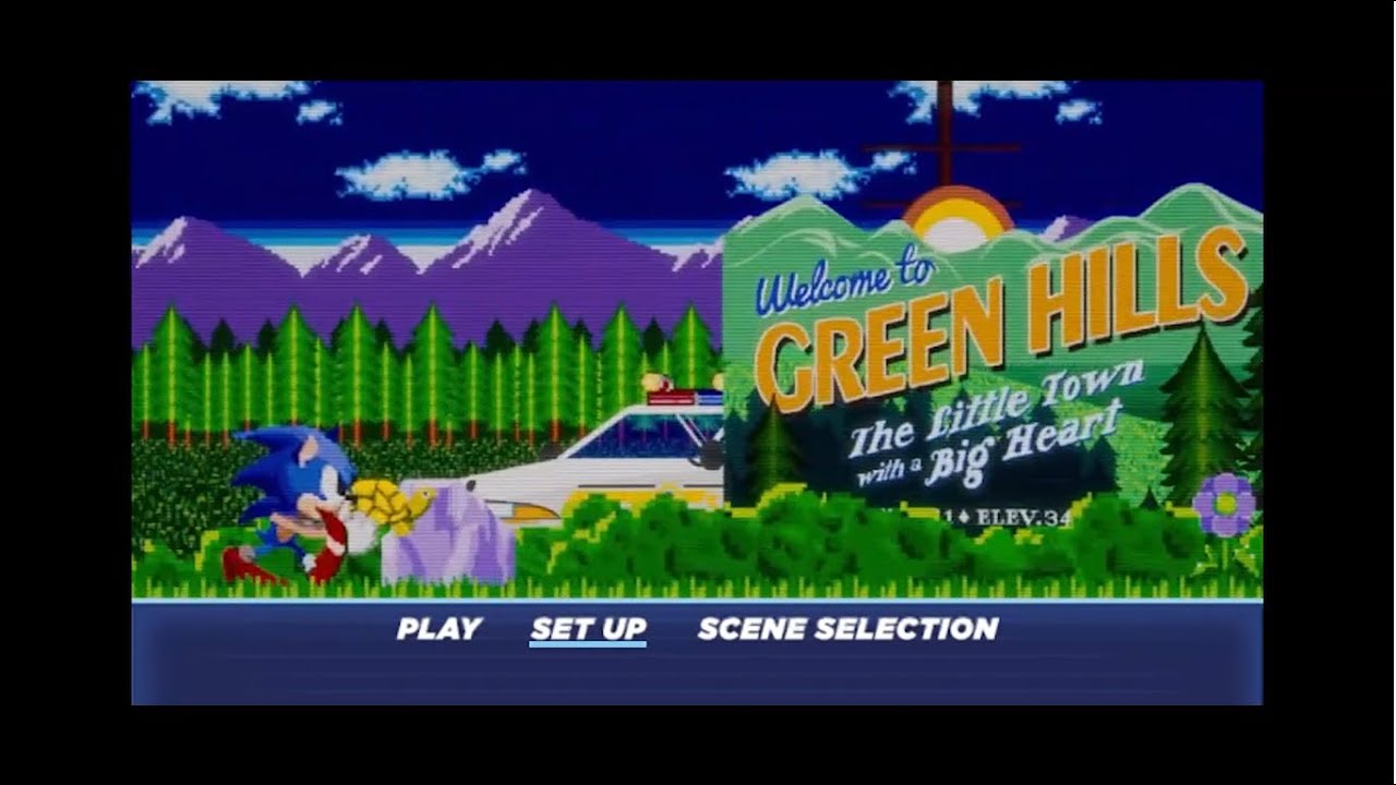 Sonic the Hedgehog (2020) - Dvd Menu Walkthrough