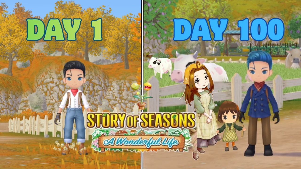 AKU 100 HARI BERMAIN DI STORY OF SEASONS : A WONDERFULL LIFE