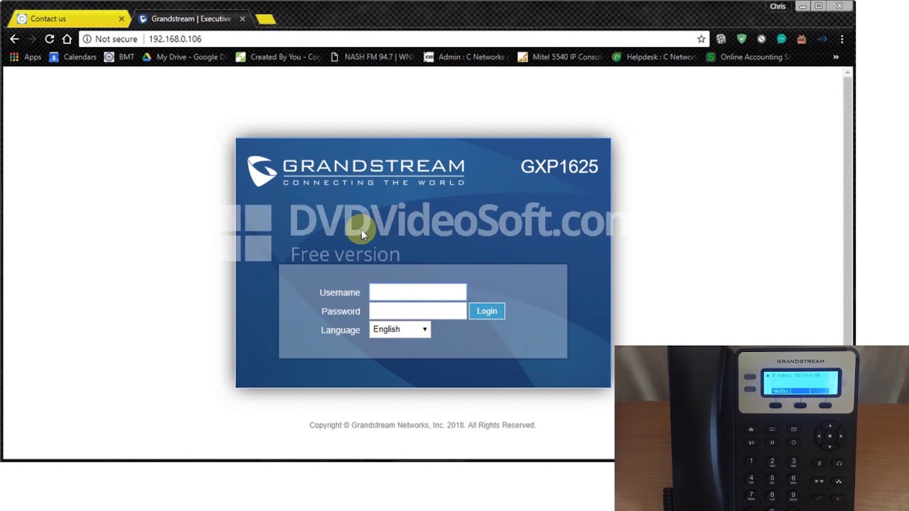 Dialing with your new Grandstream phone