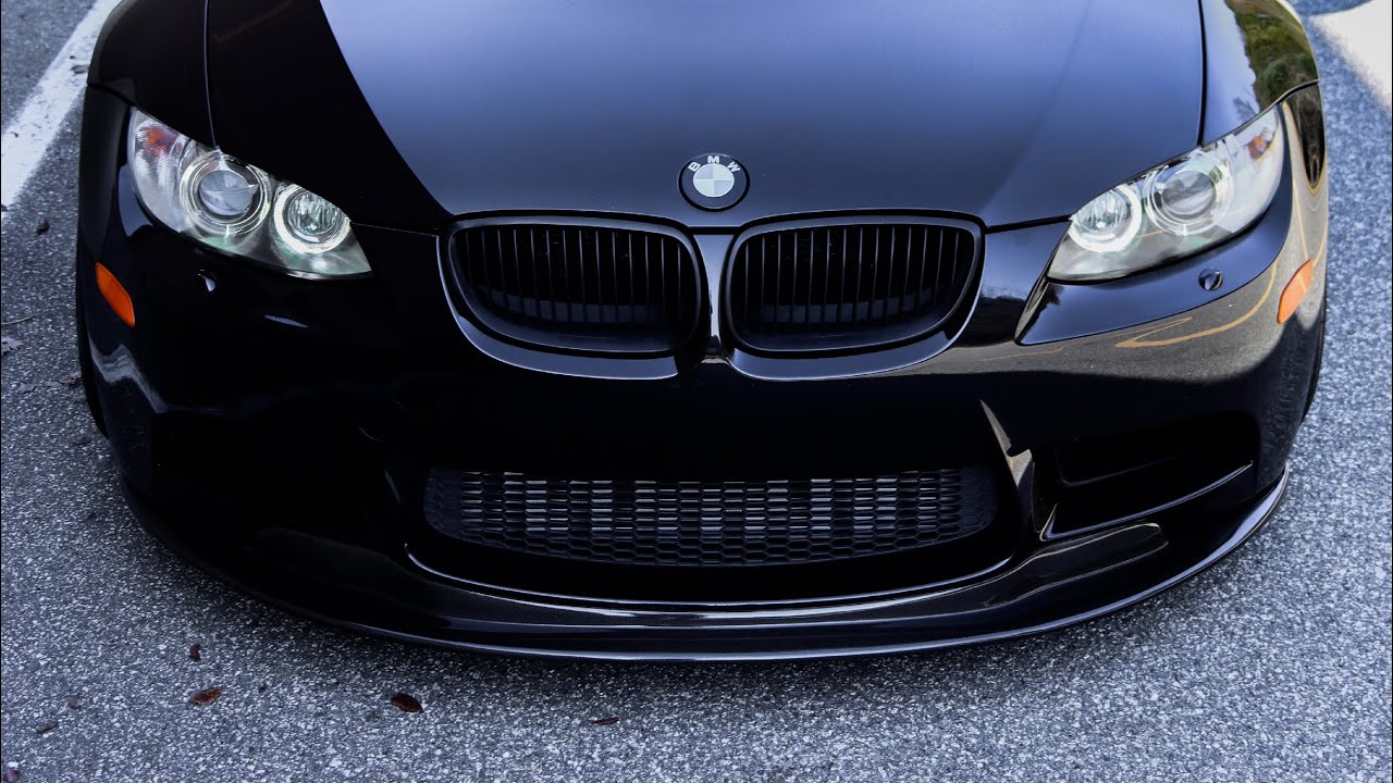 E92 M3 CARBON FIBER LIP INSTALL