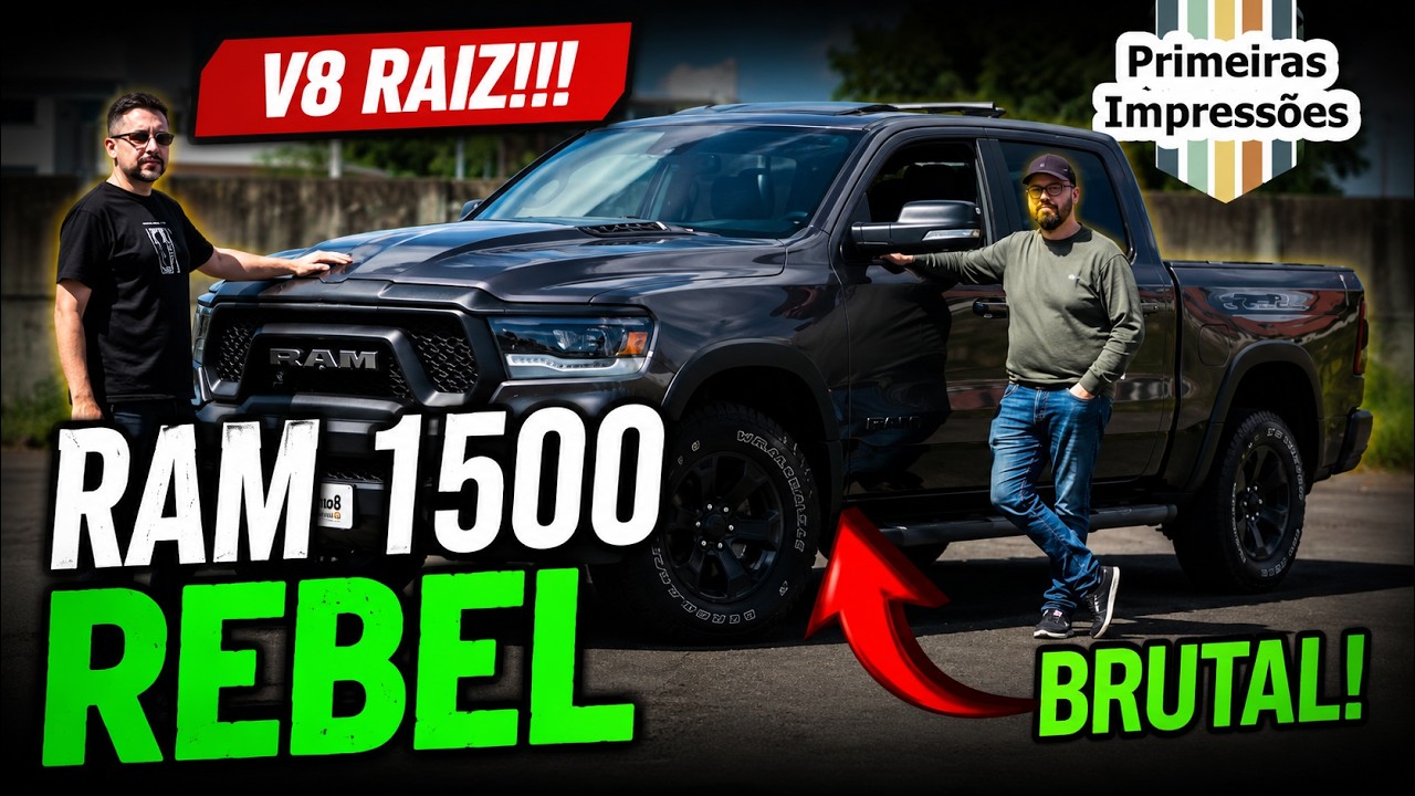 Ram 1500 Rebel: o V8 Mais Próximo de um Dodge Charger
