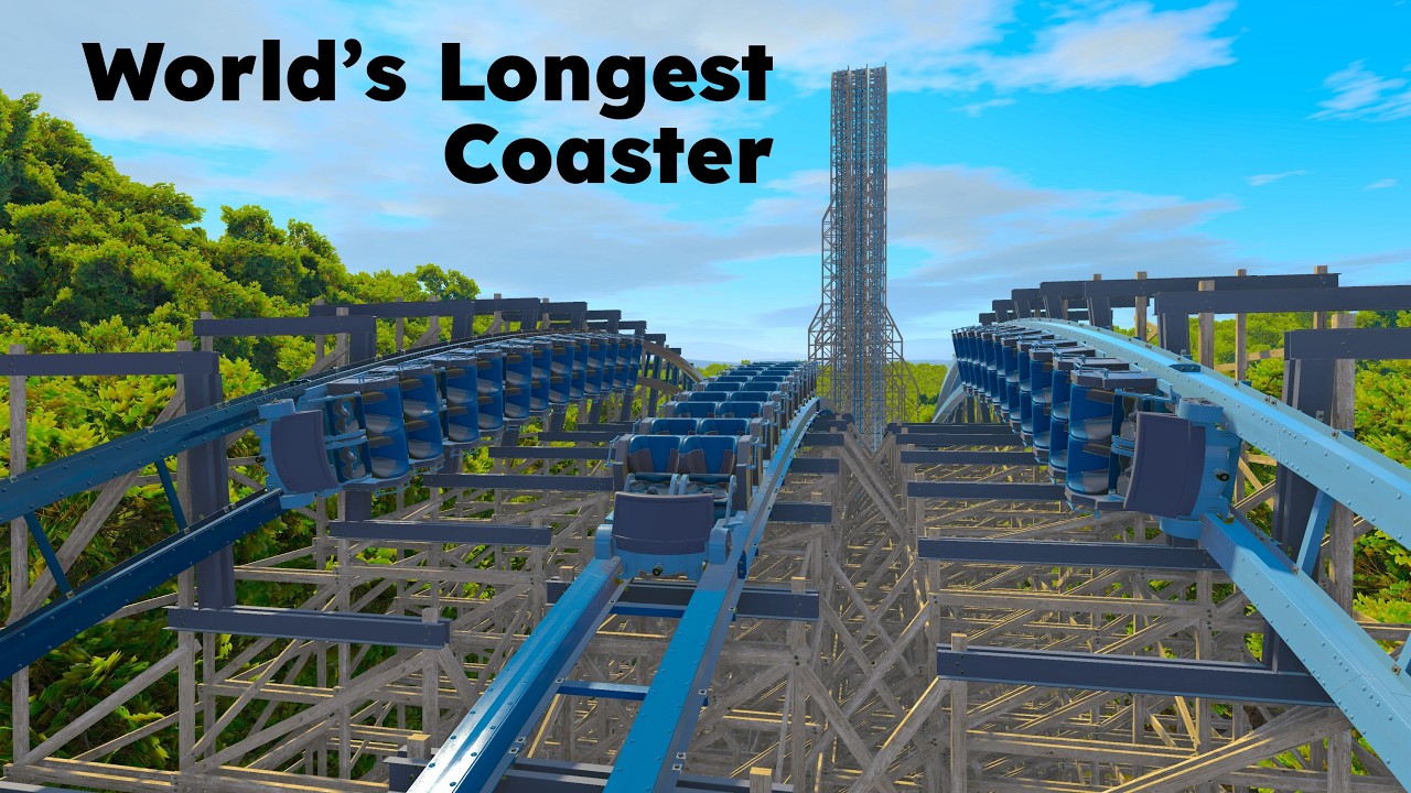Trinity | World's Longest Coaster - 5.57miles - 9km | Triple Duelling Giga Hybrid Coaster | Back Row