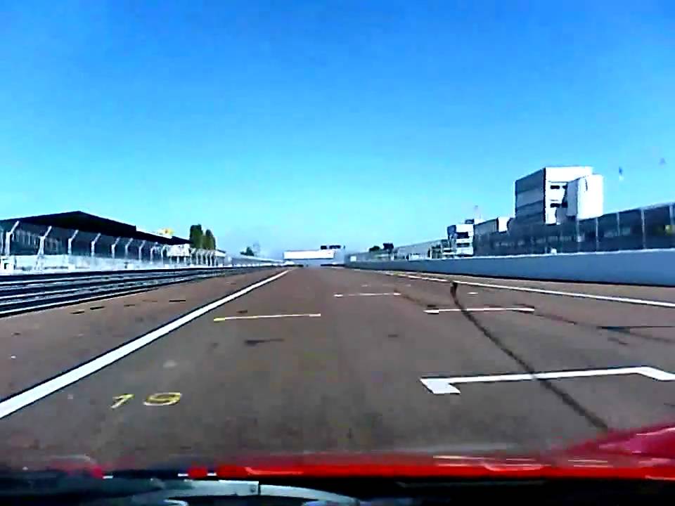Laps with René Arnoux on the circuit Dijon Prenois