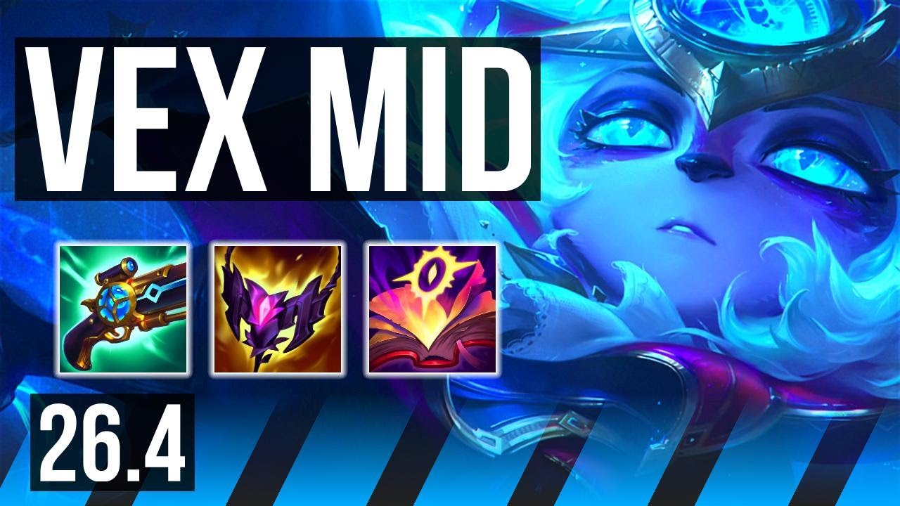 VEX vs AHRI (MID) | Good KDA: 13/1/6 | EUW Master | 26.4