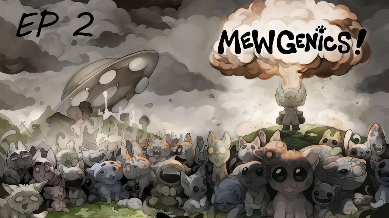 Mewgenics sewers: MVP of this run was a PET ROCK!