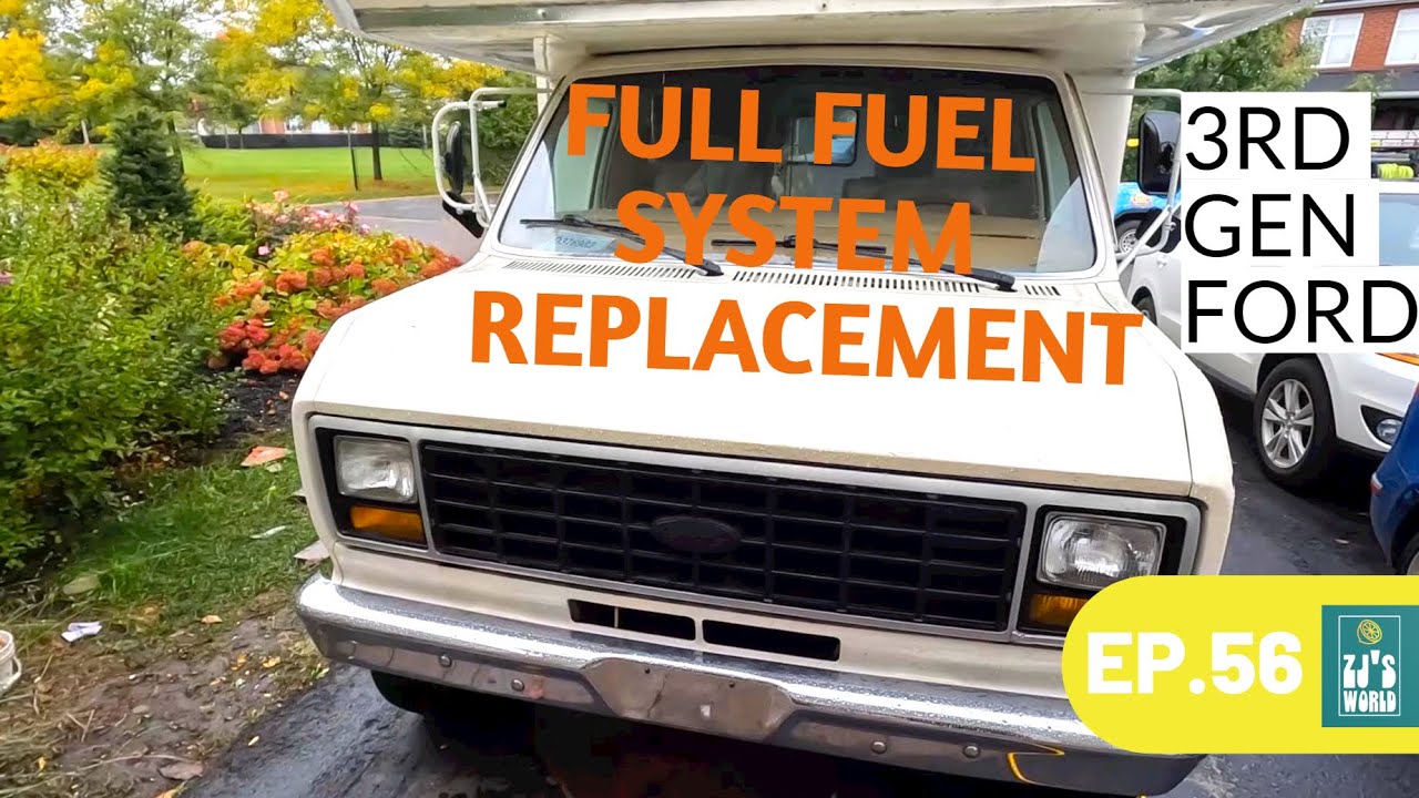 3rd Gen Ford E350 Econoline Full Fuel System Replacement |1984 E-350 VINTAGE RV REBUILD EP.56