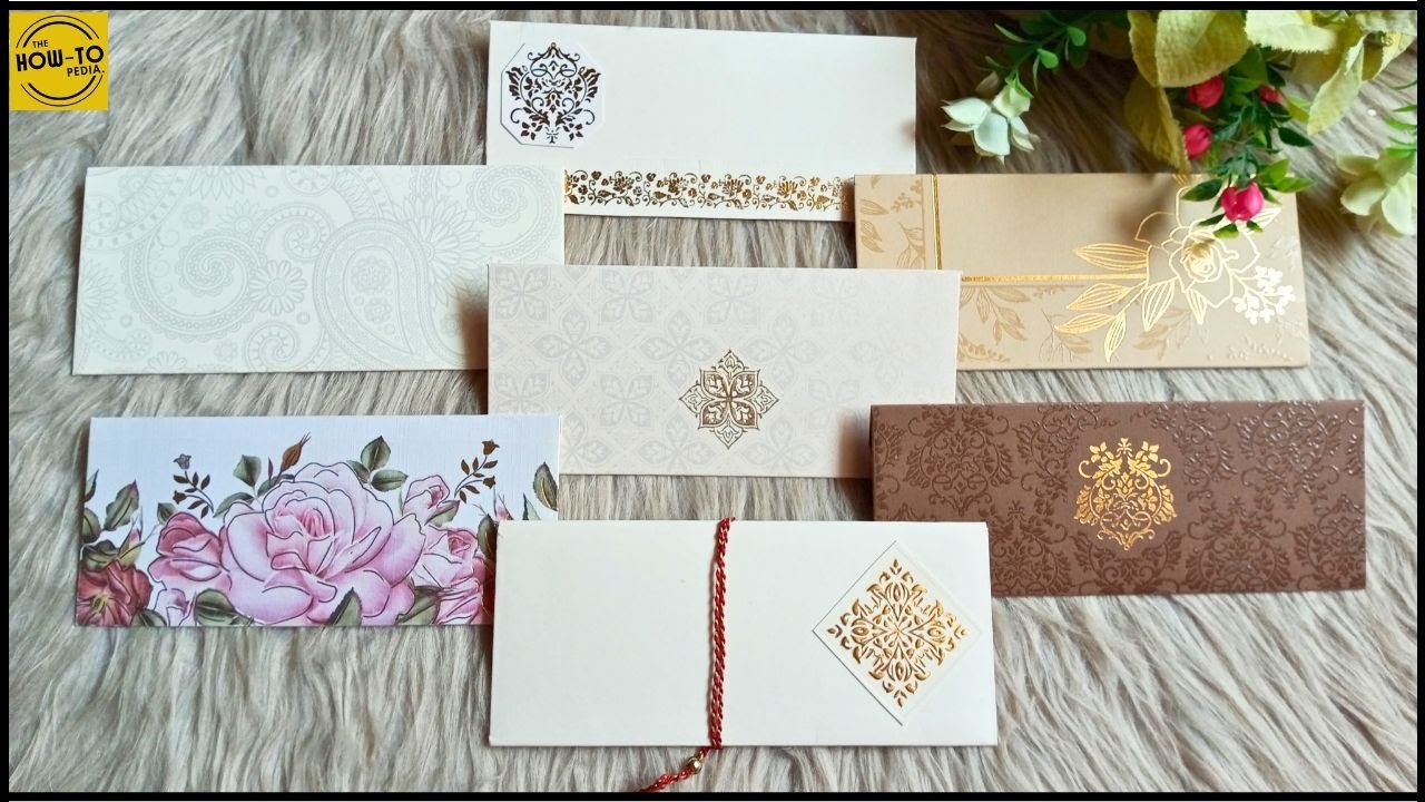 Make UNIQUE Salami Money Envelopes From Old Wedding Cards Like a Pro! (4 Ways) | Complete Guide