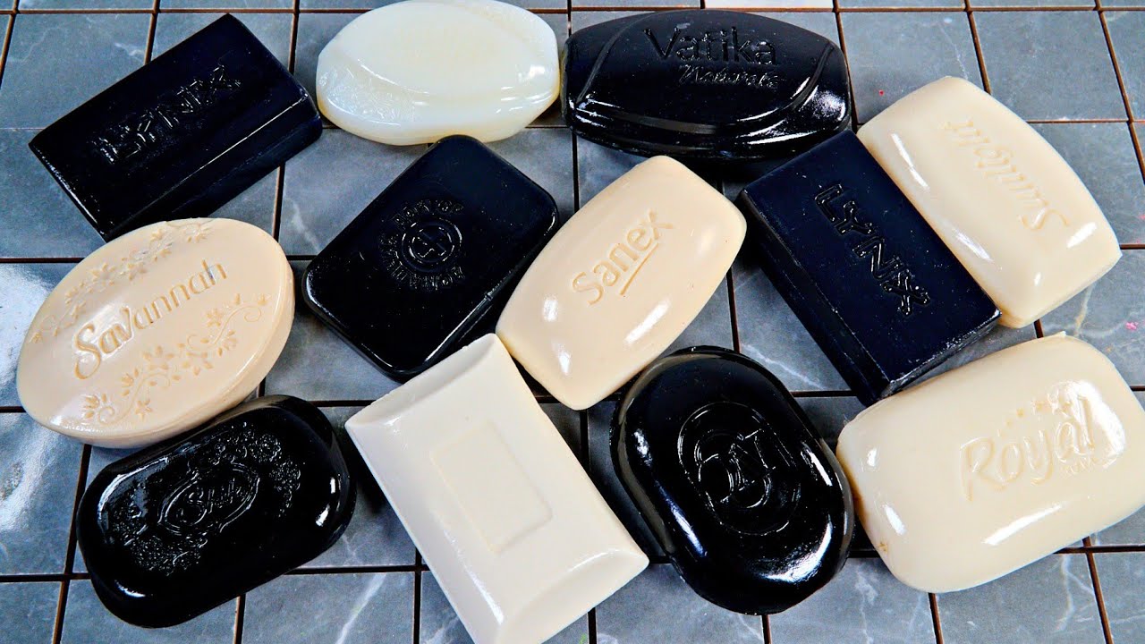 ASMR SOAP. Резка сухого мыла. Satisfying video🖤🩶 @ASMRSOAPUK